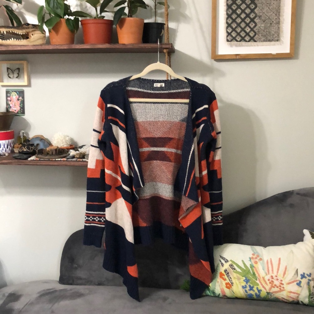 Geo boho sweater